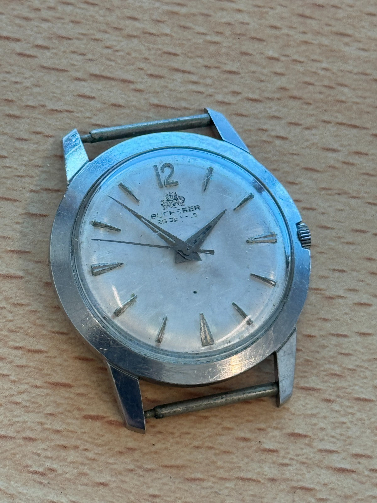 Bucherer Automatic Vintage Mens Watch Running Antimagnetic Incabloc Swiss 34mm