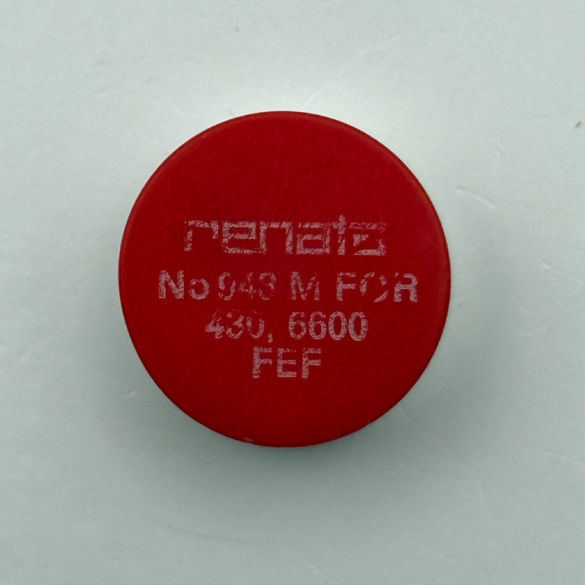 FEF 430 6600 Balance Wheel Complete And Spring Renata 943 M Watch Movement Parts