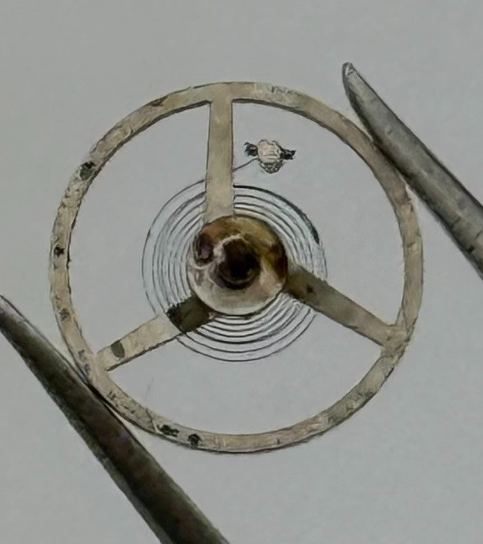 FHF 34-21 Balance Wheel Complete And Spring Renata 1640 Watch Movement Parts NOS