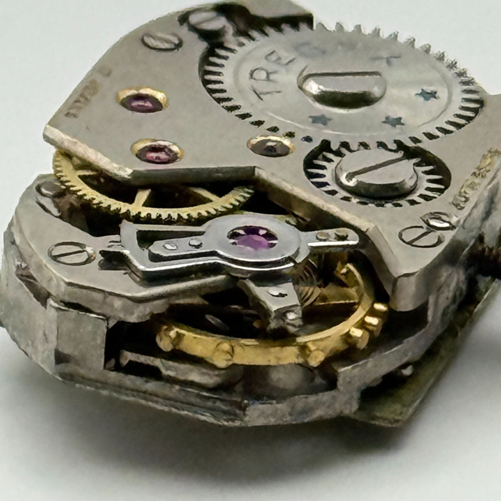 FHF 190 Watch Movement Running Trebex 17 Jewels Swiss Manual Wind Parts 12.8mm