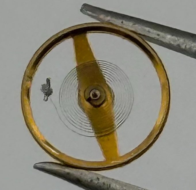 Femga 45 Balance Wheel Complete And Spring  5¼’’’ 1006 Watch Movement Parts NOS