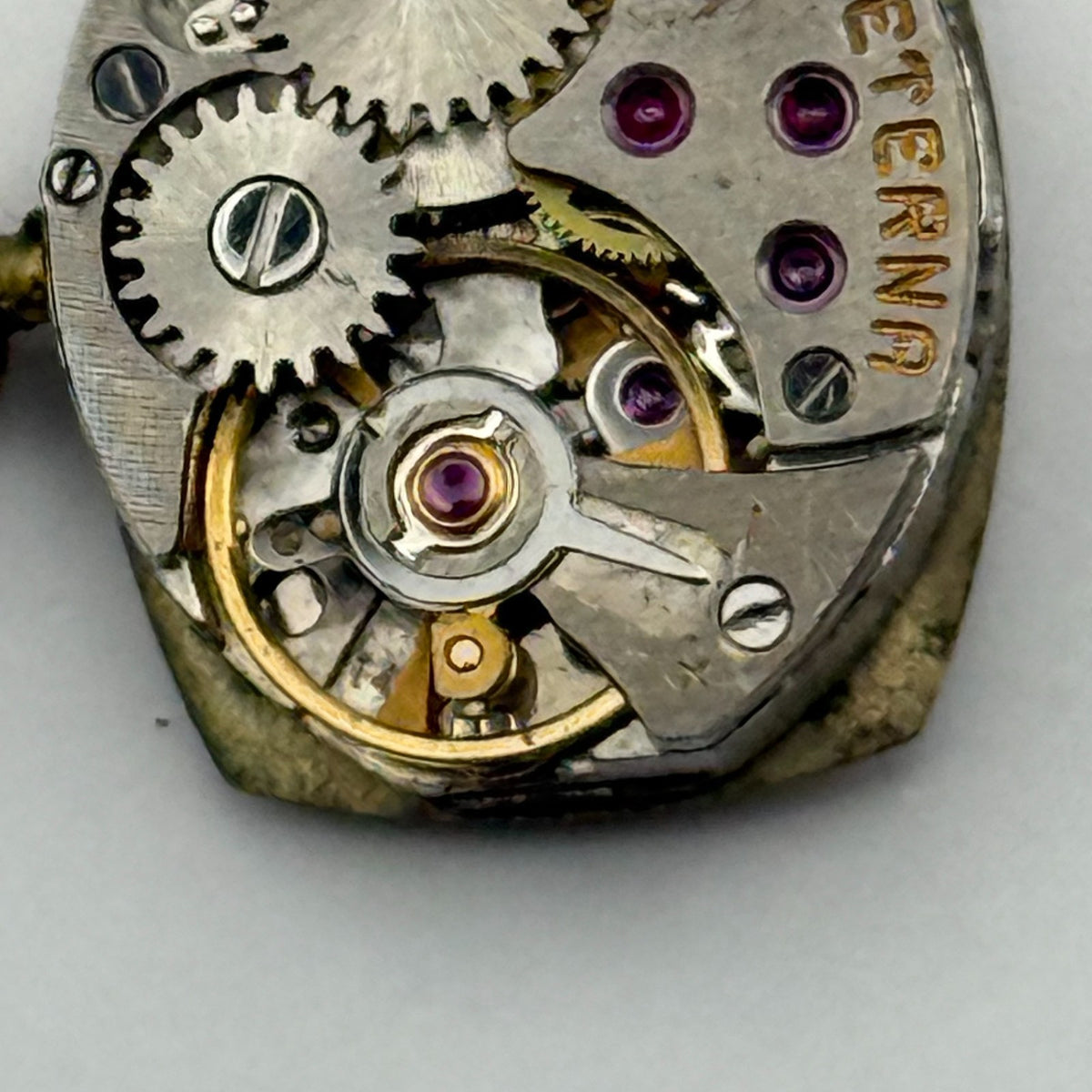 Eterna 1447K Watch Movement + Eterna Crown Ladies Swiss Parts Repair 13mm