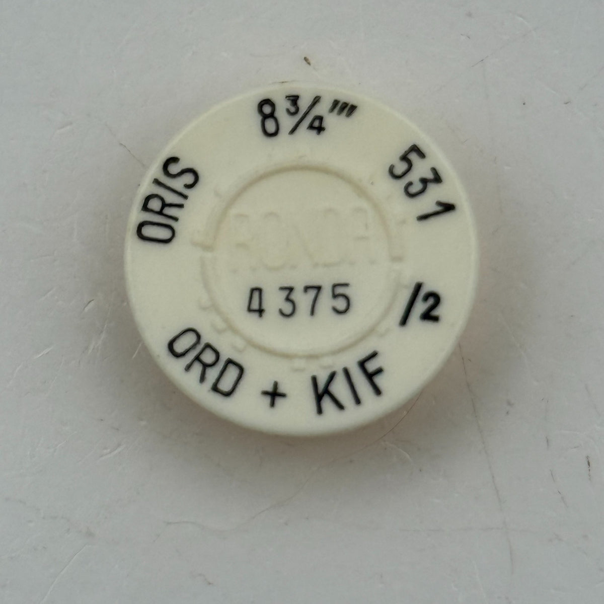 Oris 531 Balance Wheel Complete And Spring 8¾’’ Ronda 4375 Watch Movement Parts