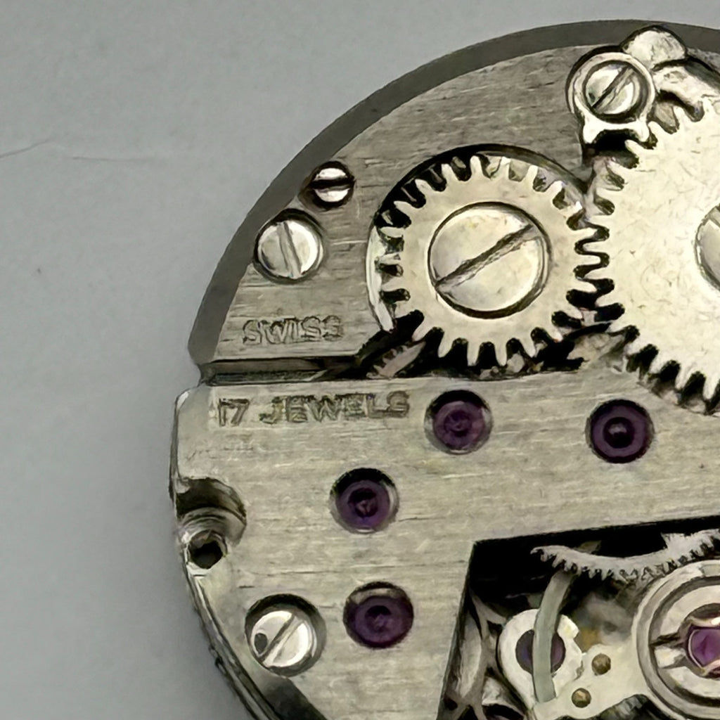 FHF 351 Watch Movement Betania 17 Jewels Swiss Manual Wind Parts Repair 17.5mm