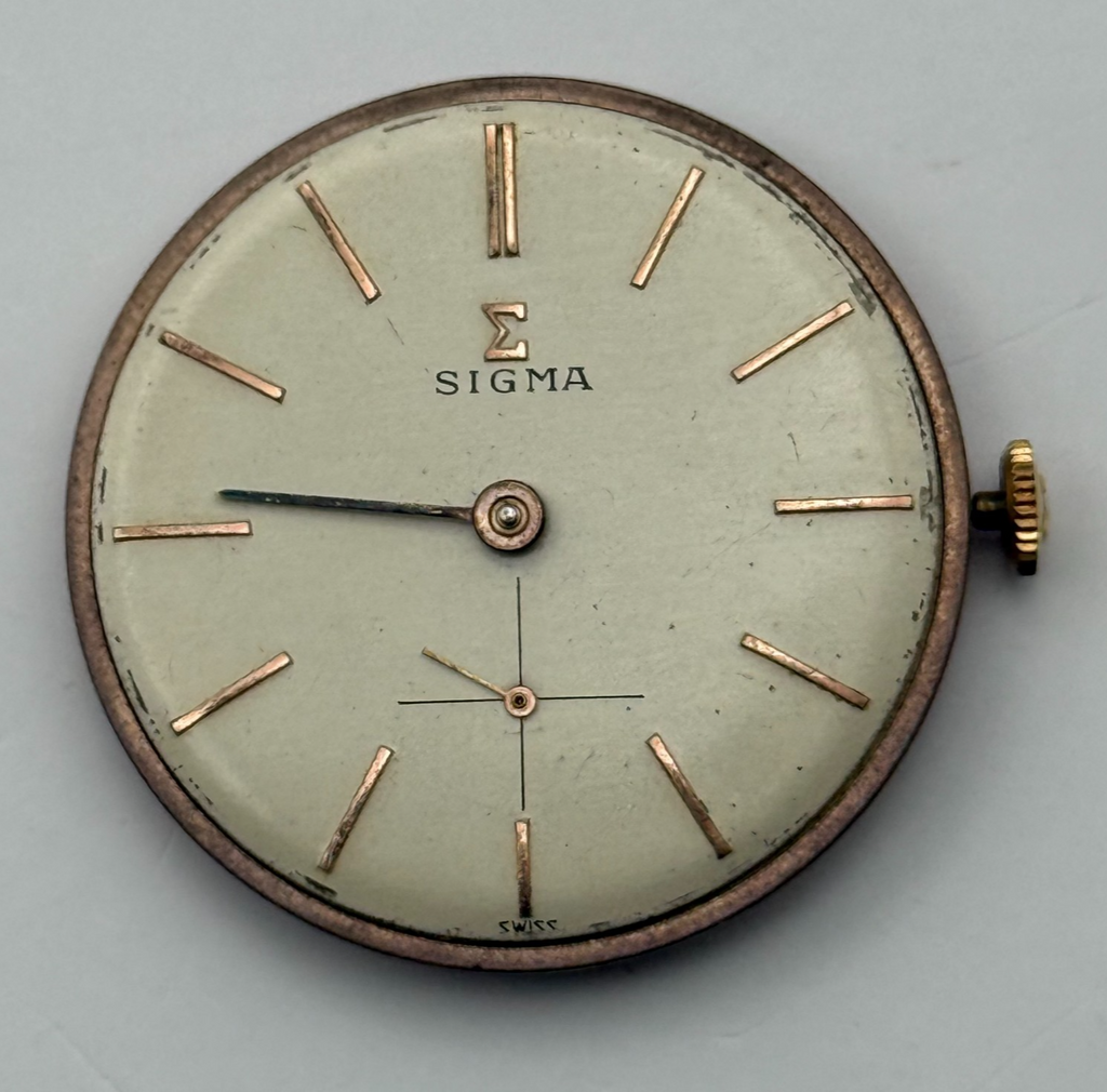 FEF 310 Watch Movement Sigma 17 Rubis Swiss Manual Wind Parts Repair 25.9mm