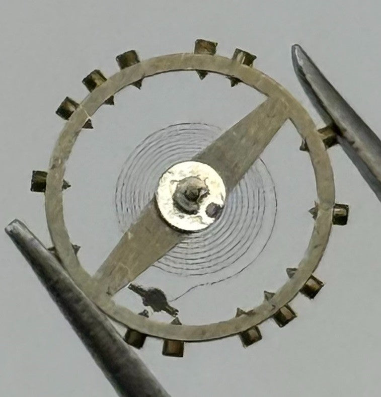 AS 970 Balance Wheel Complete And Spring 8¾’’’ 27 Watch Movement Parts NOS