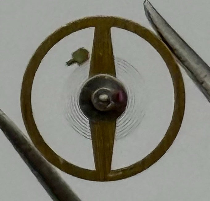 Ebosa 86 87 Balance Wheel Complete And Spring 8¾’’’ 3725 /2 Watch Movement Parts