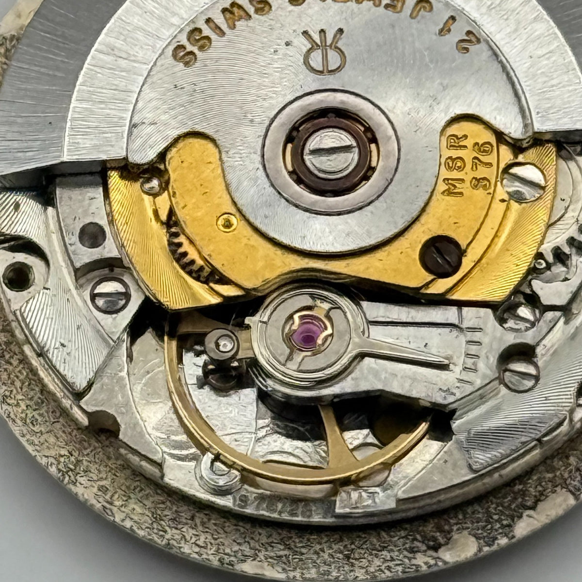 MSR S76-28 Watch Movement - Garrard Automatic - For Parts / Repair - 25.9mm