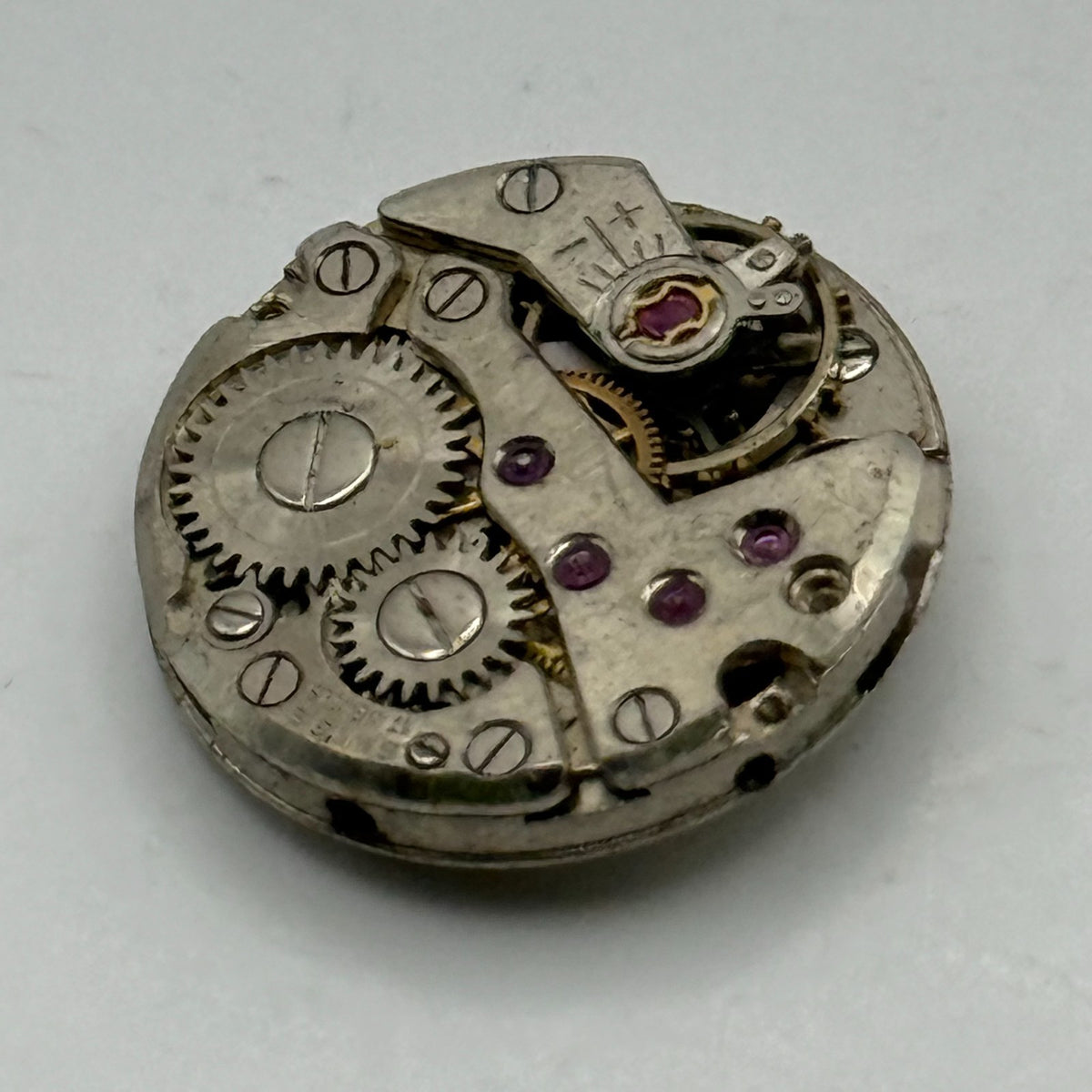 FHF 34 Watch Movement Rotary Ladies 17 Jewel Swiss Manual Wind Parts Repair 17mm