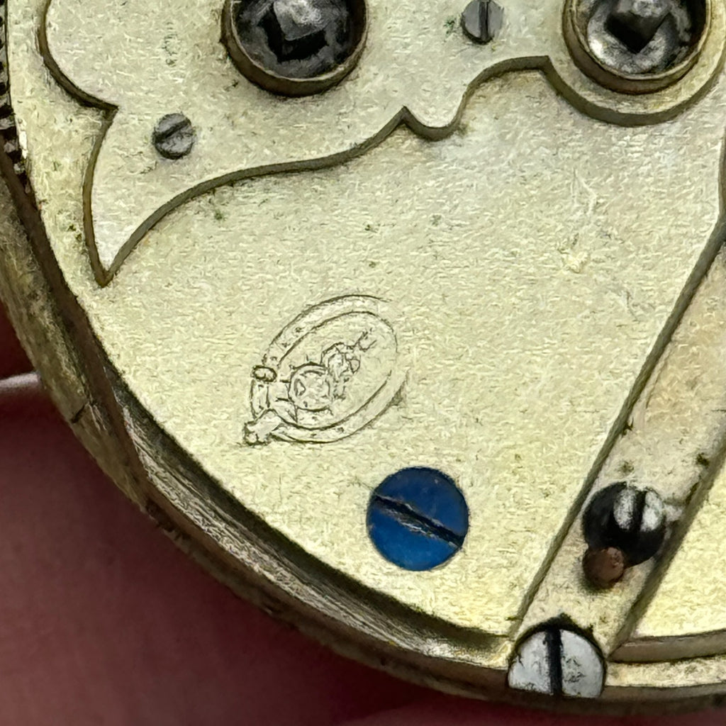 Antique Pocket Watch Movement Key Wound Unidentified Parts Repair Spares 36.2mm