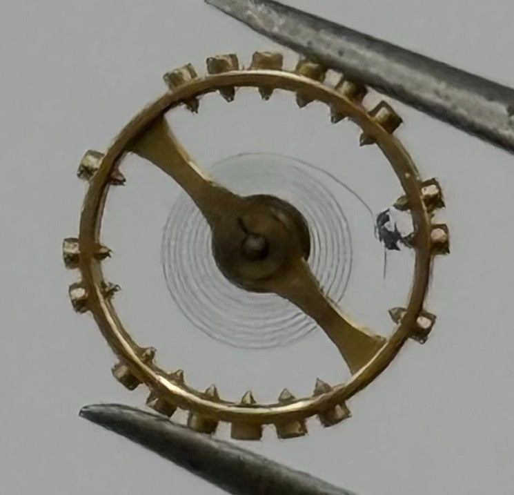AS 976 1012 Balance Wheel Complete And Spring 29 M Watch Movement Parts NOS