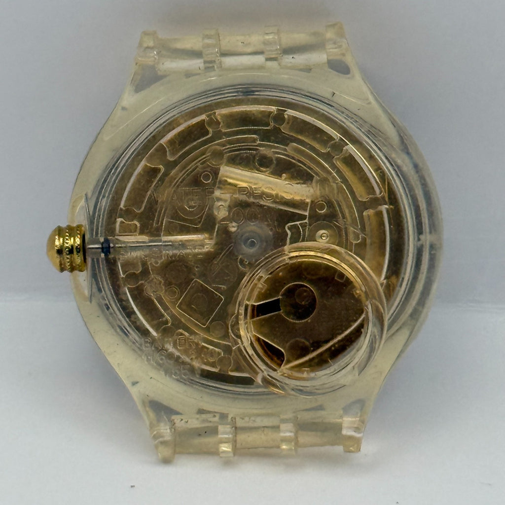 Vintage Swatch Scuba 200 Watch SDK126 Creme De La Creme 1996 Swiss 40mm Parts