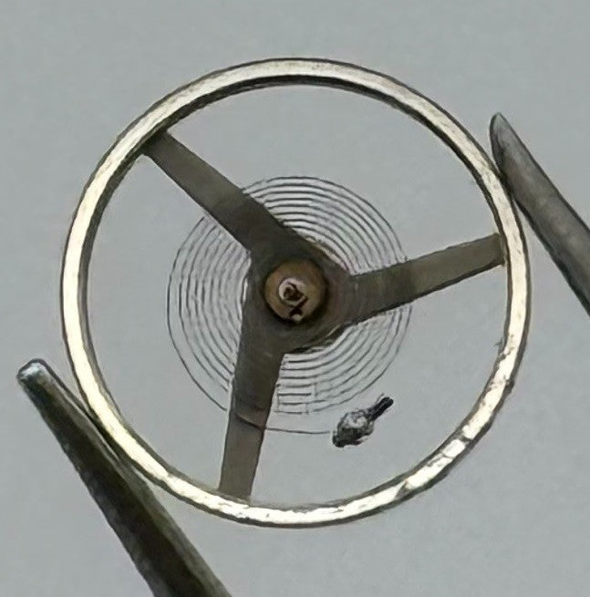 Felsa 4020 4025 Balance Wheel Complete And Spring 1437 Watch Movement Parts NOS