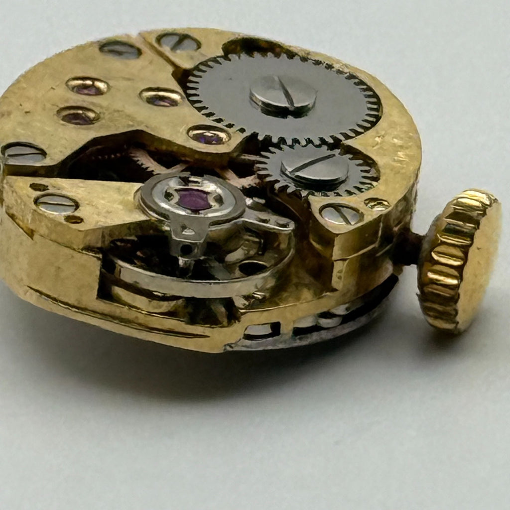 FE 68E4 Watch Movement Avia 17 Jewels Swiss Manual Wind Parts Repair 13.1mm