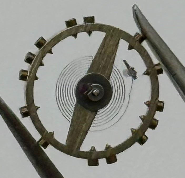 FHF 60 Balance Wheel Complete And Spring 6¾-8’’’ 200 M Watch Movement Parts NOS