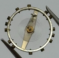 Peseux 170 Inca Balance Wheel Complete And Spring 457 Watch Movement Parts NOS