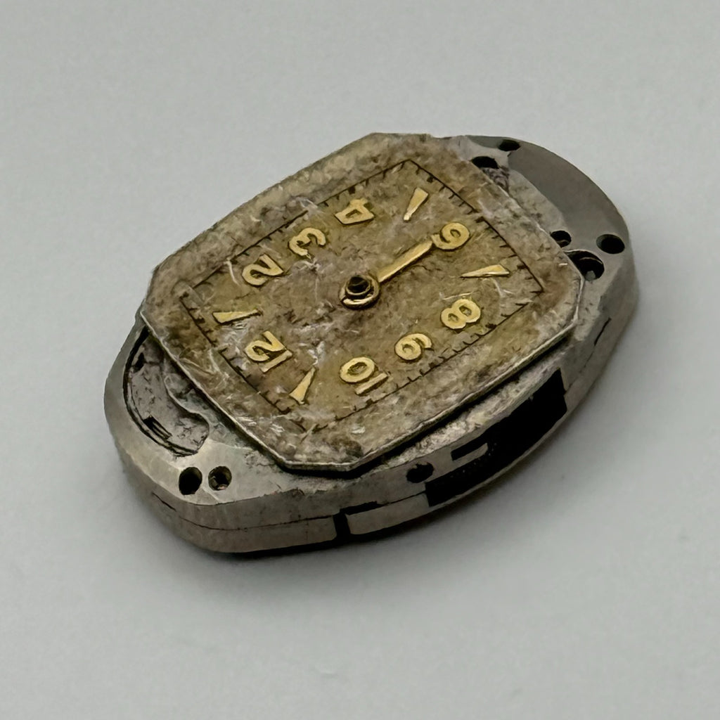 Elgin 662 Watch Movement 17 Jewels U.S.A. Manual Wind Parts Repair 14.2mm