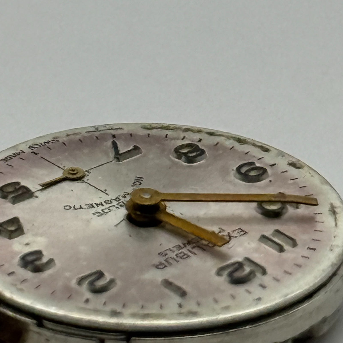Unitas 6365N Watch Movement Running Excalibur 17 Jewel Swiss Parts Repair 19.6mm