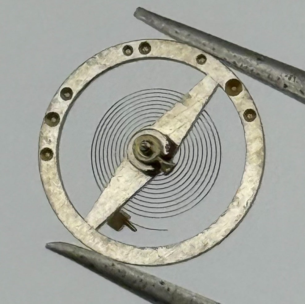 BFG 755 DGT Balance Wheel Complete And Spring 12’’’ 948 Watch Movement Parts NOS