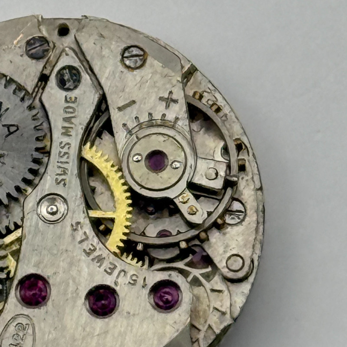 Felsa 4022 Watch Movement Silvana 15 Jewel Swiss Manual Wind Parts Repair 17.4mm