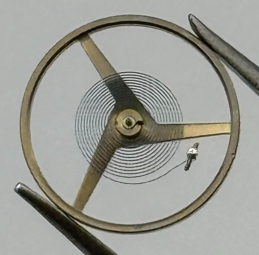 ETA 1256 Balance Wheel Complete And Spring Renata Watch Movement Parts NOS