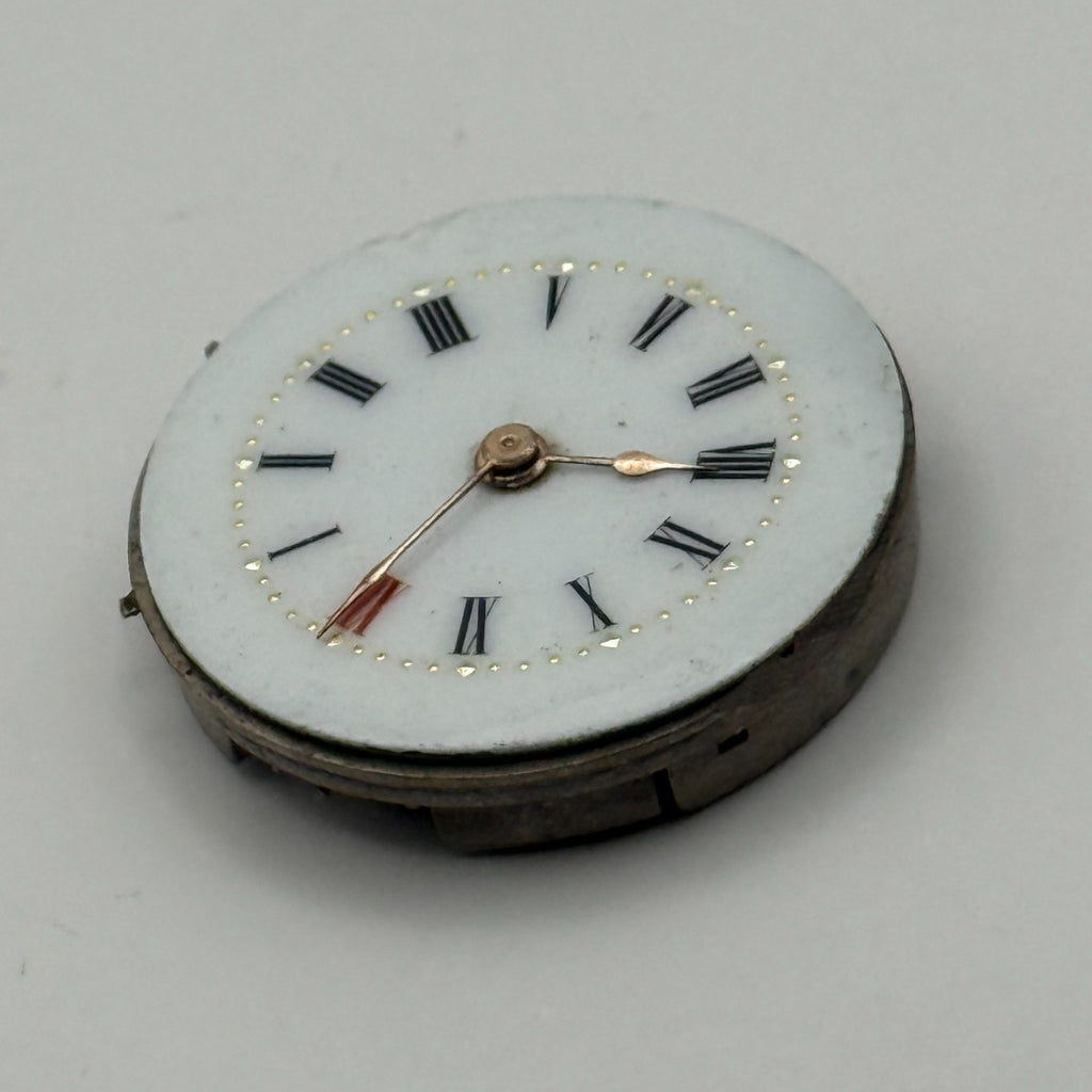 GRB & Co Trench Watch Movement - Roman Numerals - For Parts / Repair - 24.8mm