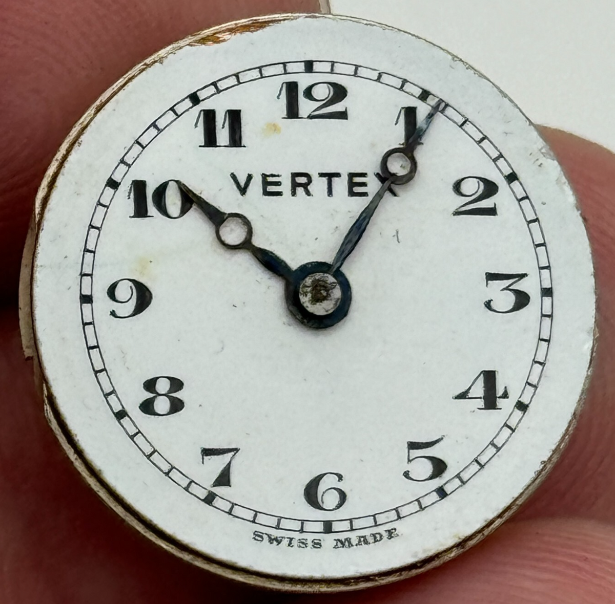 Revue VW Cal 42 Watch Movement Vertex Style Manual Wind Parts 19.6mm 