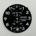 Seiko 7T94-0BR0 Watch Chronograph 100M Black Dial Spare Parts Repair 27.4mm