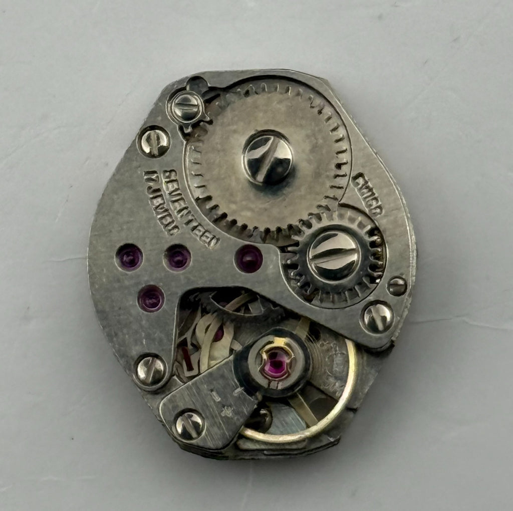 FHF 69-21 Watch Movement Tressa Swiss 17 Jewels Manual Wind Parts Repair 15.3mm