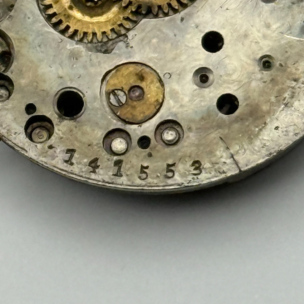 Unidentified Watch Movement Manual Wind Vintage Parts Repair Spares 24.1mm