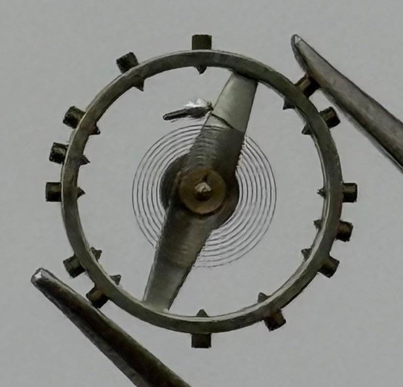 Felsa 158 Balance Wheel Complete And Spring 6¾’’’ Renata 379 Watch Movement Part
