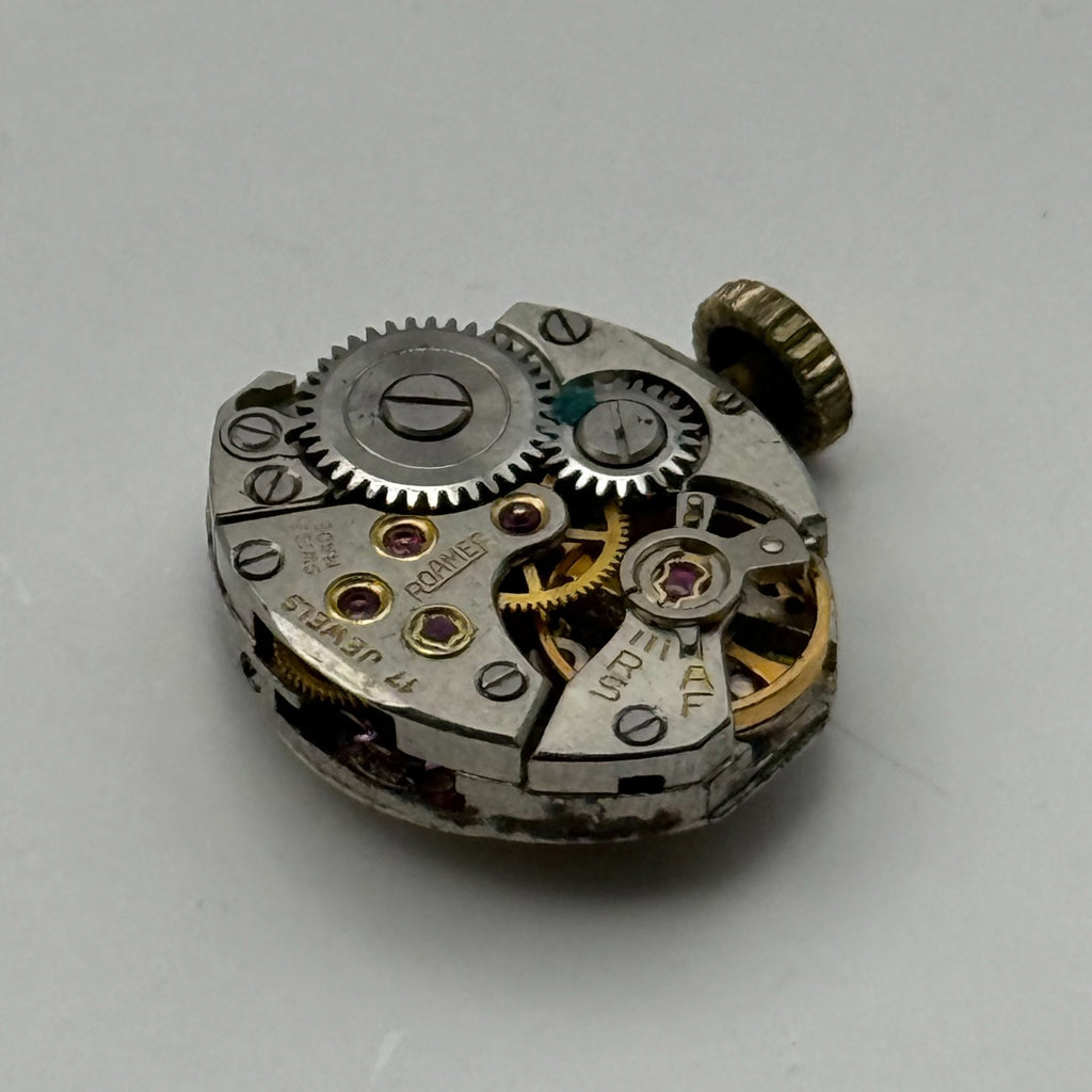 MST 389 Watch Movement Running Roamer 17J Swiss Manual Wind Parts Repair 13.1mm