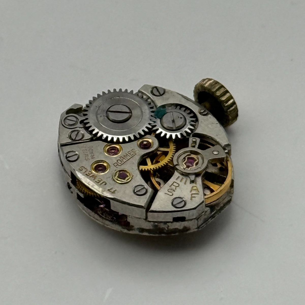 MST 389 Watch Movement Running Roamer 17J Swiss Manual Wind Parts Repair 13.1mm