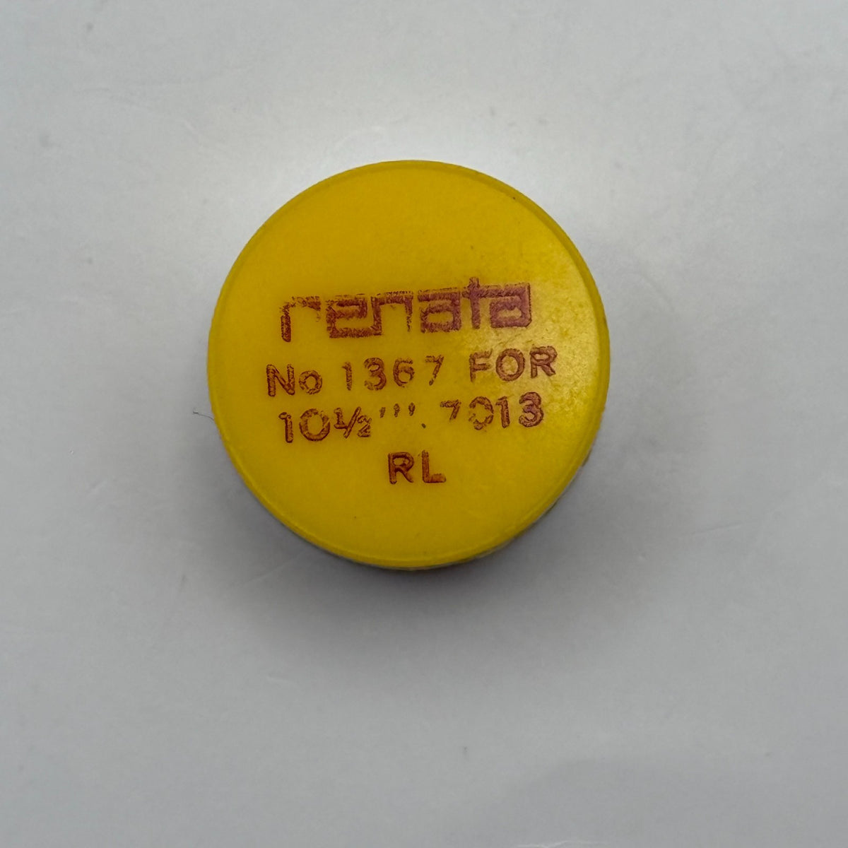 RL 7013 Balance Wheel Complete And Spring 10½’’’ 1367 Watch Movement Parts NOS