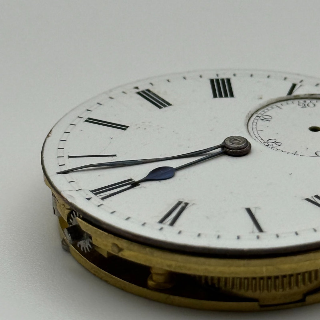 English Lever Pocket Watch Movement - James Whittle Blackburn - Parts / Repair