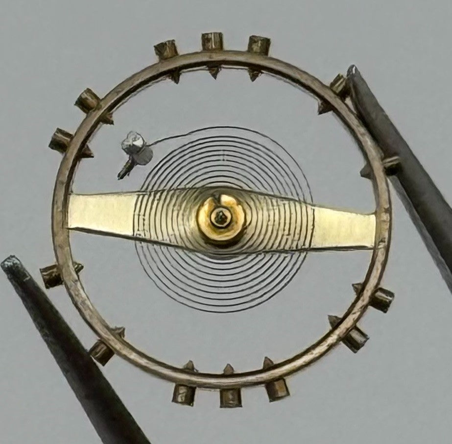 FHF 70 Balance Wheel Complete And Spring 10½’’’ Renata 201 Watch Movement Parts