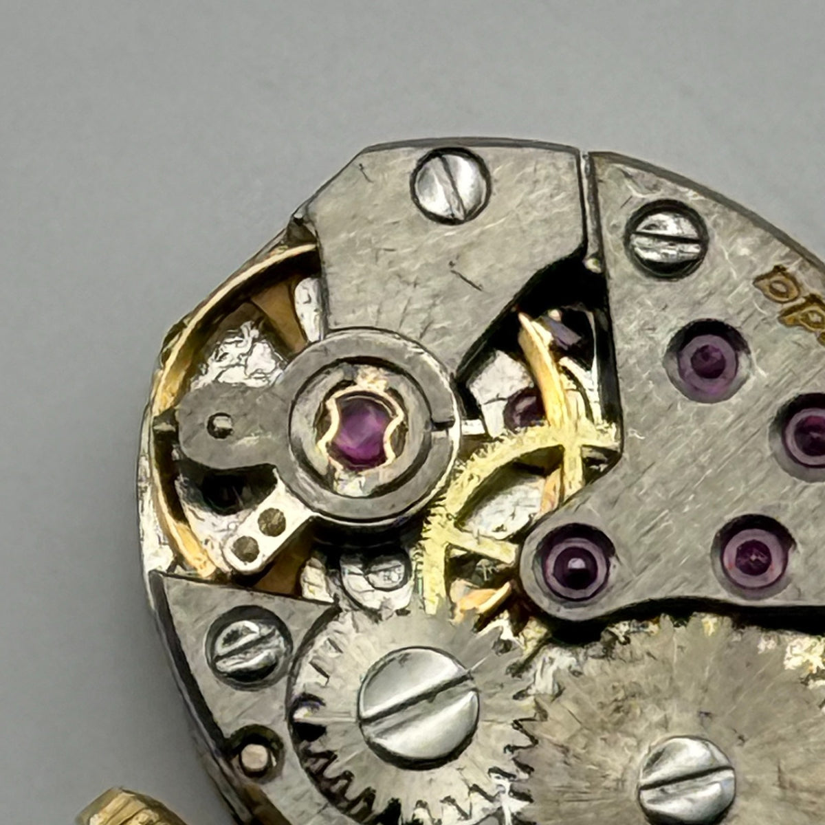 FEF 6630 Watch Movement Nivada 17 Jewels Swiss Manual Wind Parts Repair 13mm