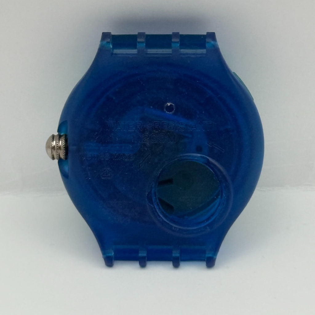 Vintage Swatch Scuba 200 Watch SDN110 Pacific Beach 1994 ETA Quartz 40mm Parts 