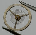 EB 1504 1599 Balance Wheel Complete And Spring 465 Watch Movement Parts NOS