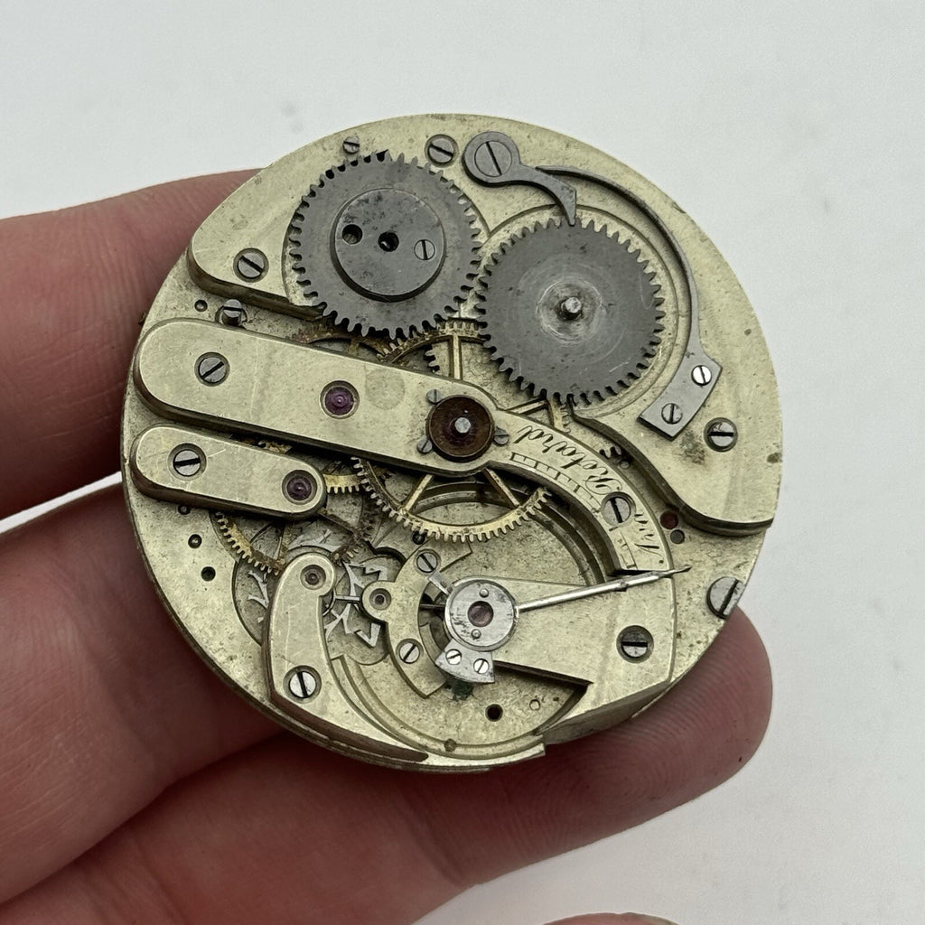 High Grade Jules Jurgensen Style Pocket Watch Movement To Restore Parts 45.2mm