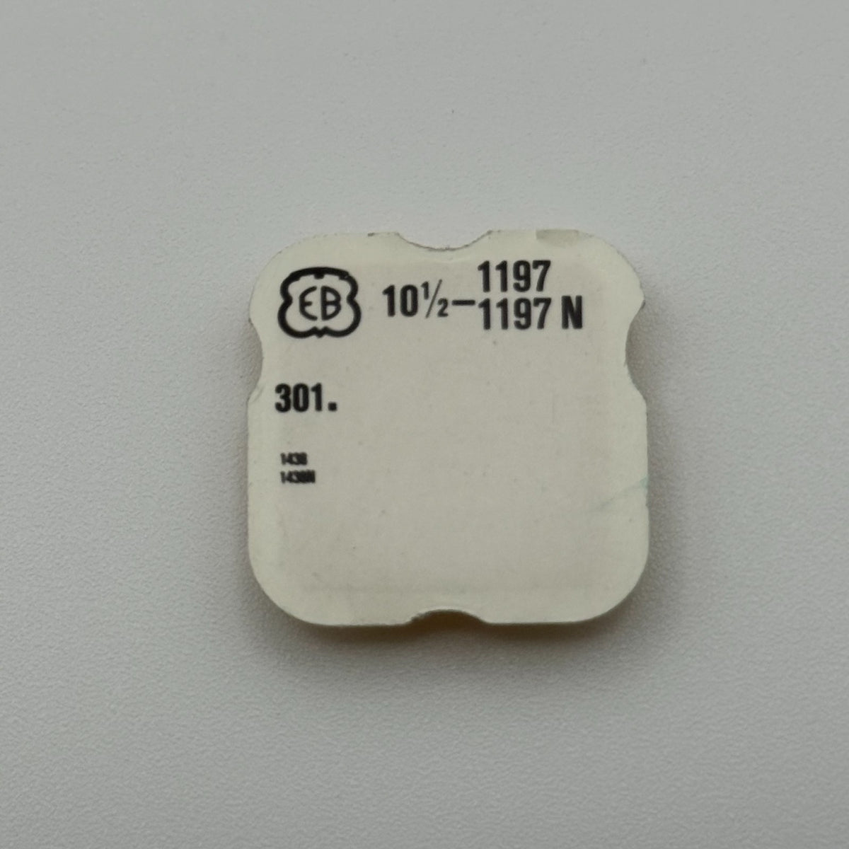 EB 1197/1197N Regulator - 10 1/2 - 301 - New Old Stock - Watch Parts
