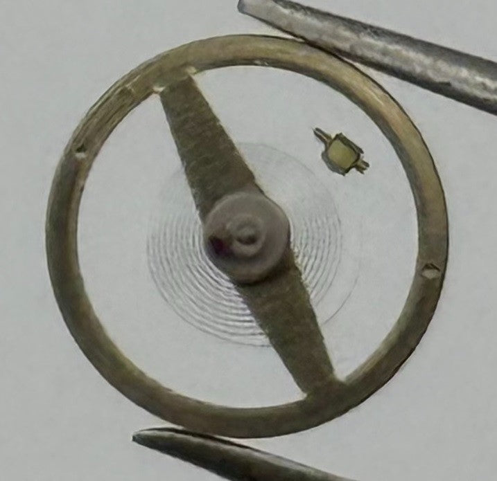 RL 9013/21 9033/21 Balance Wheel Complete And Spring 1827 Watch Movement Parts