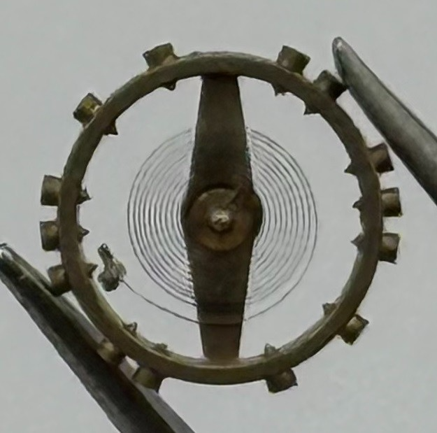 AS 976 1012 Balance Wheel Complete And Spring Renata 532 M Watch Movement Parts
