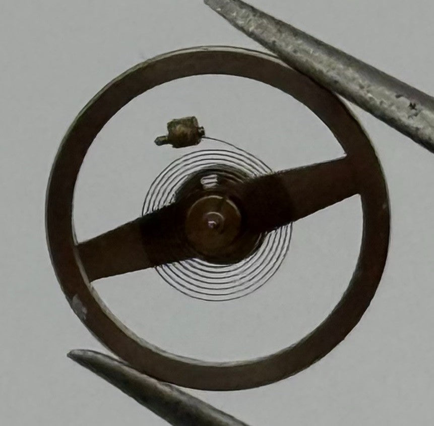 Amida 562 Balance Wheel Complete And Spring 8¾’’’ 874 Watch Movement Parts NOS