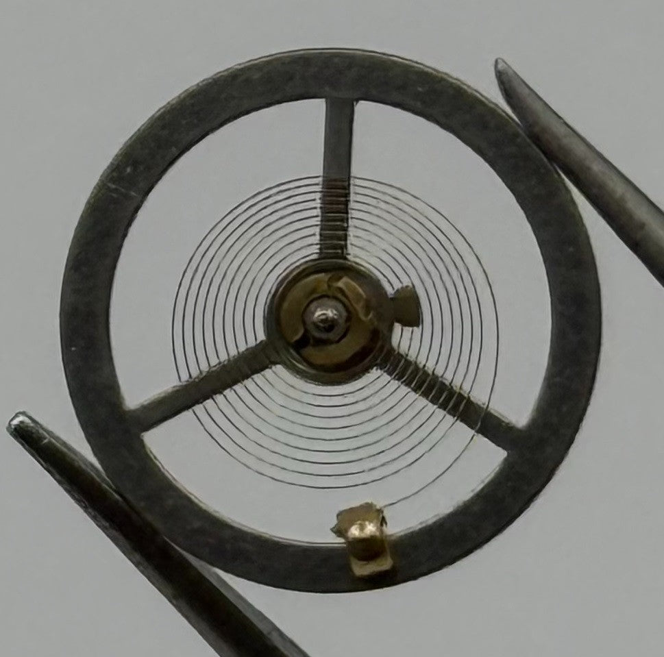 Brac 180 Balance Wheel Complete And Spring 12’’’ Pour Watch Movement Parts NOS
