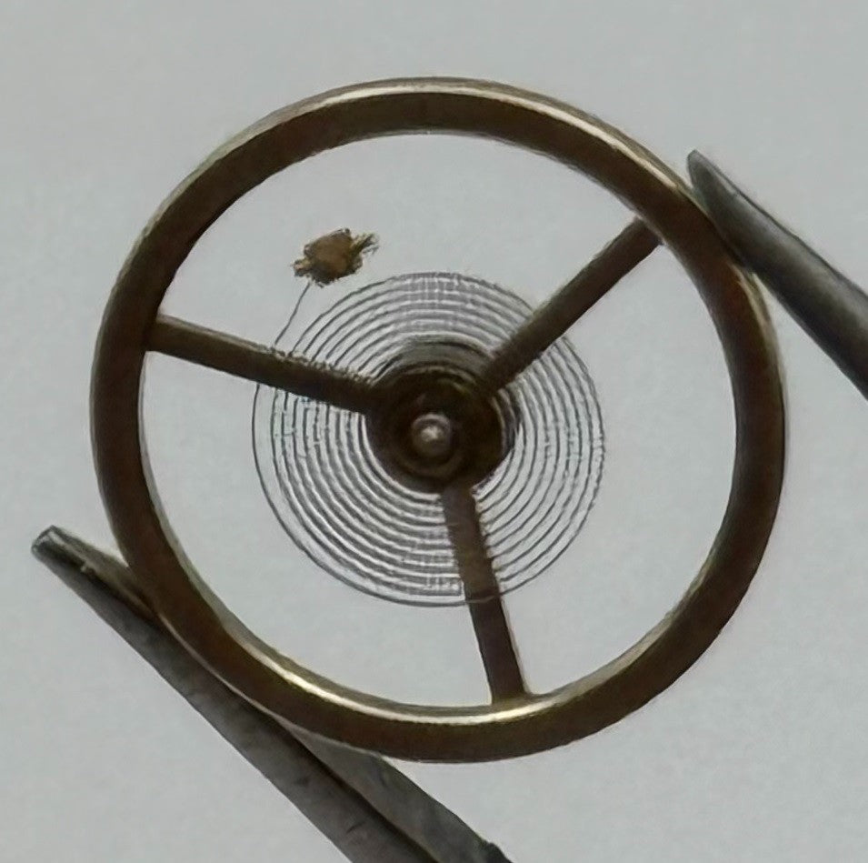 Ebosa 65 Balance Wheel Complete And Spring 12½''' 942 Watch Movement Parts NOS