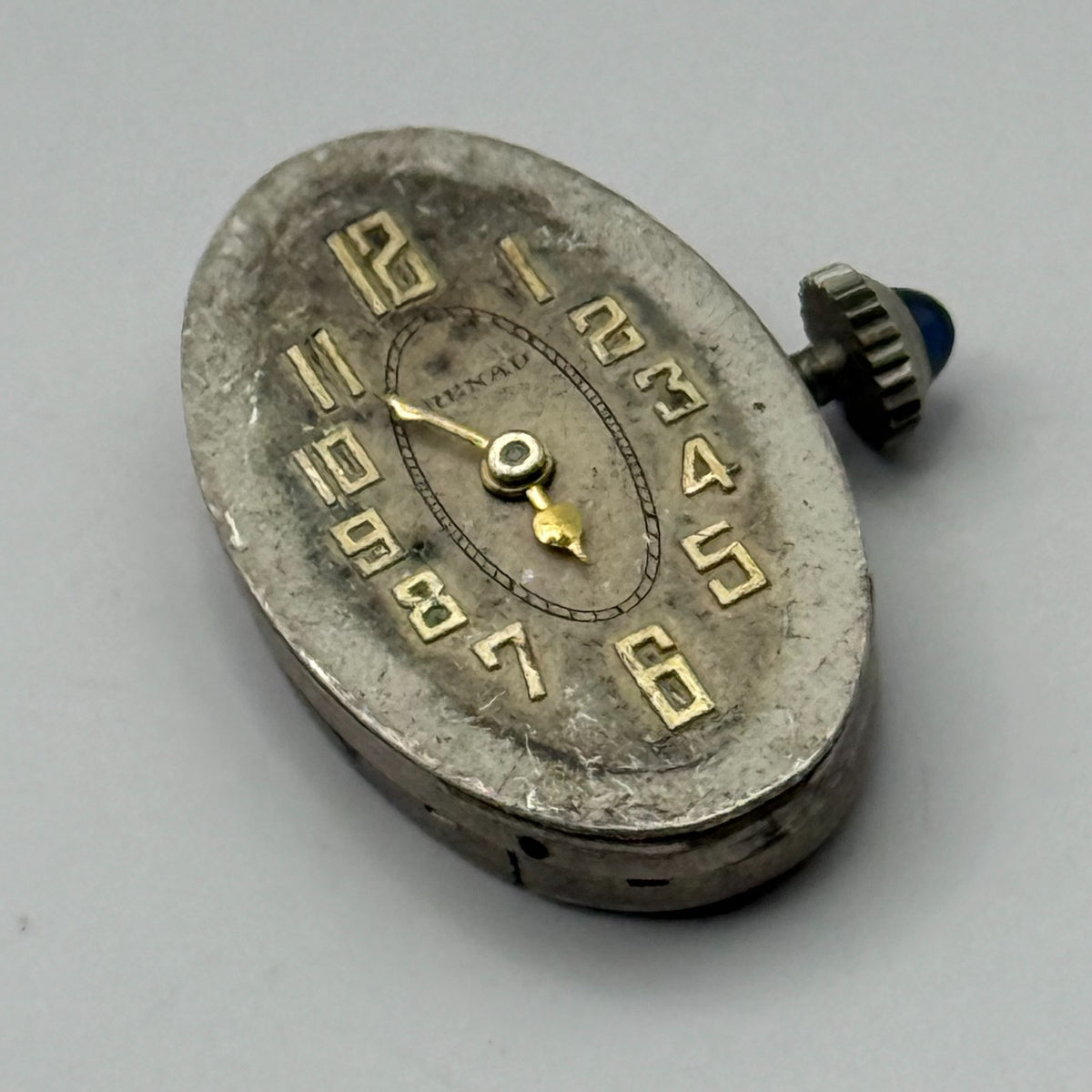 Frey & Co Watch Movement Running Grenad 15J Swiss Manual Wind Parts 14.7mm