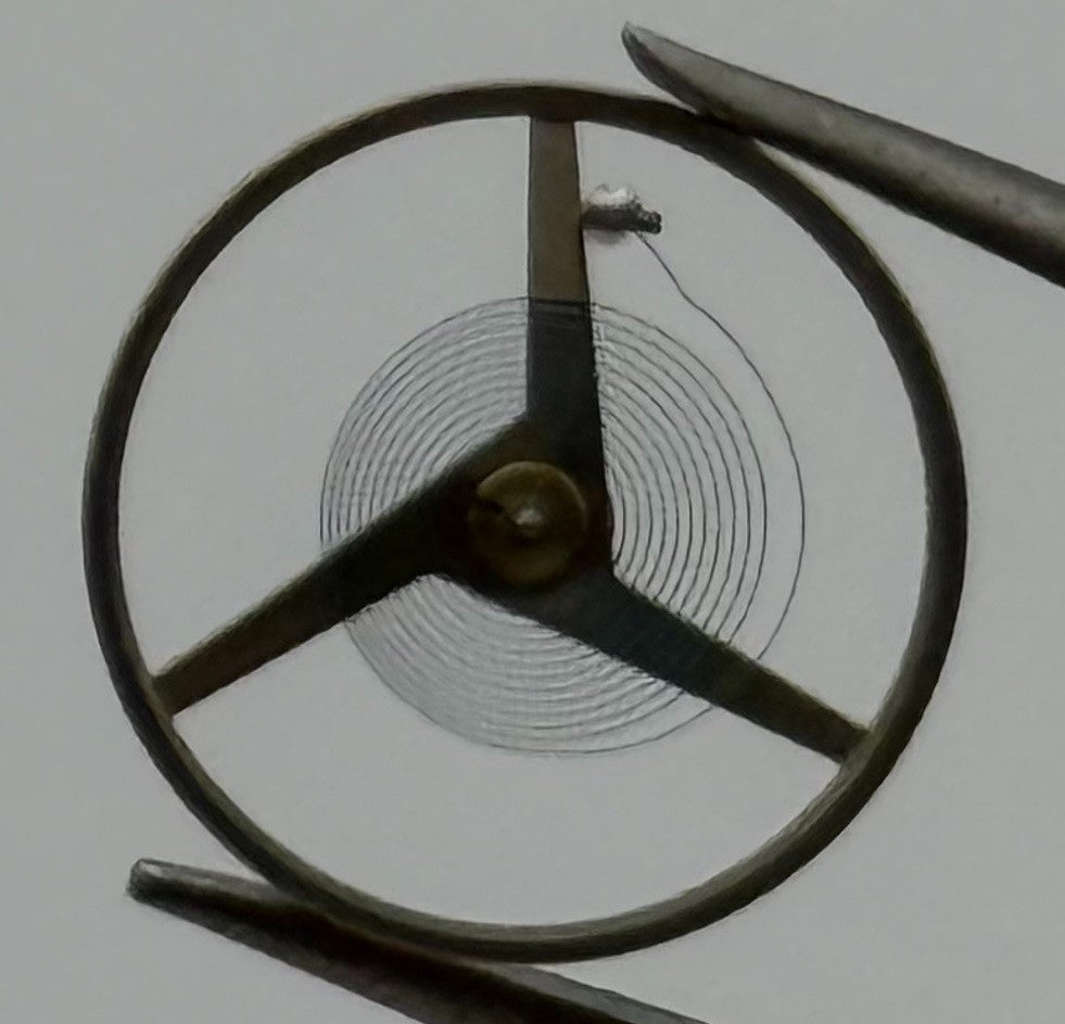 FHF 81 Balance Wheel Complete And Spring 10½’’’ 1503 M Watch Movement Parts NOS