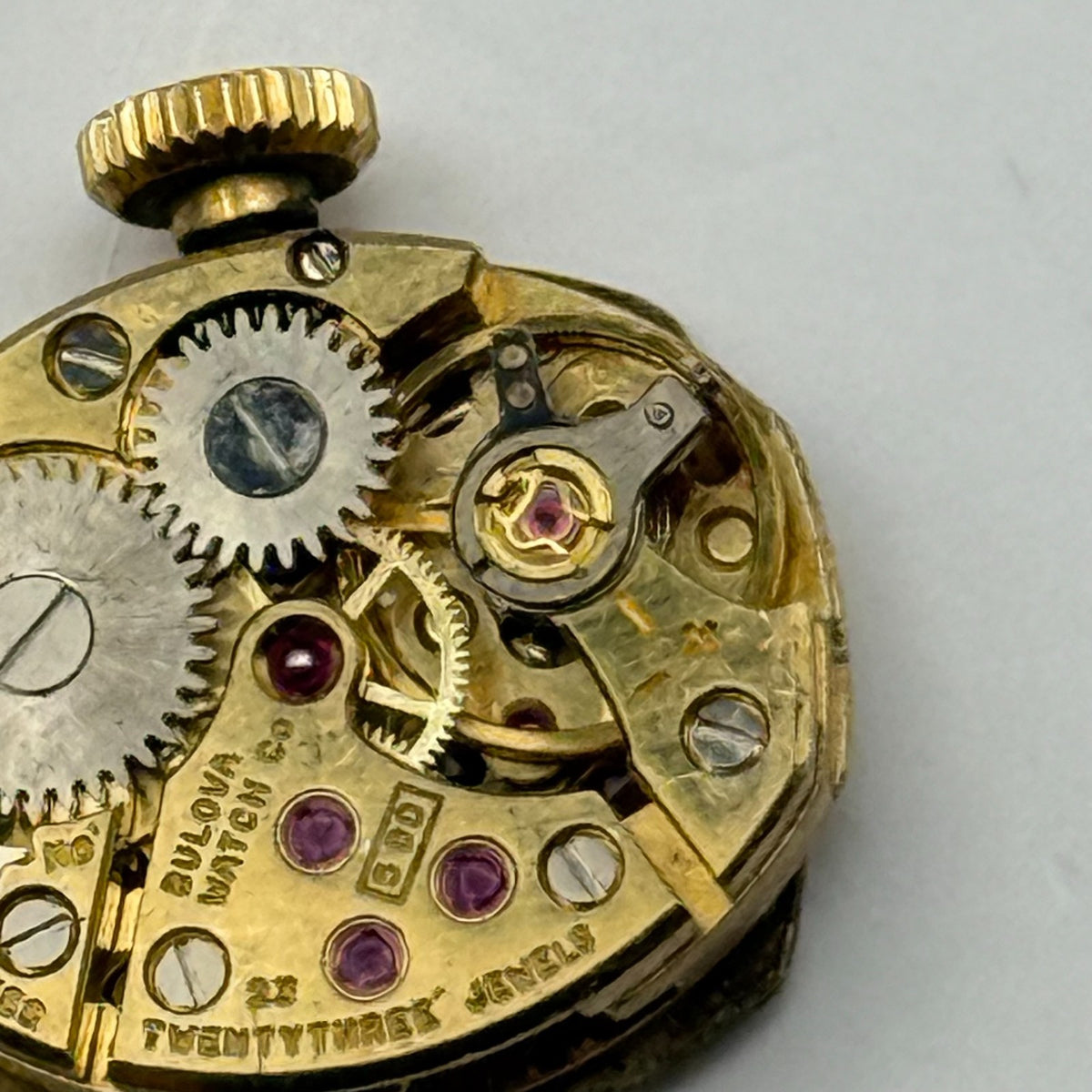 Bulova 5BD Watch Movement Running Ladies 23 Jewels Swiss Manual Wind Parts 13mm