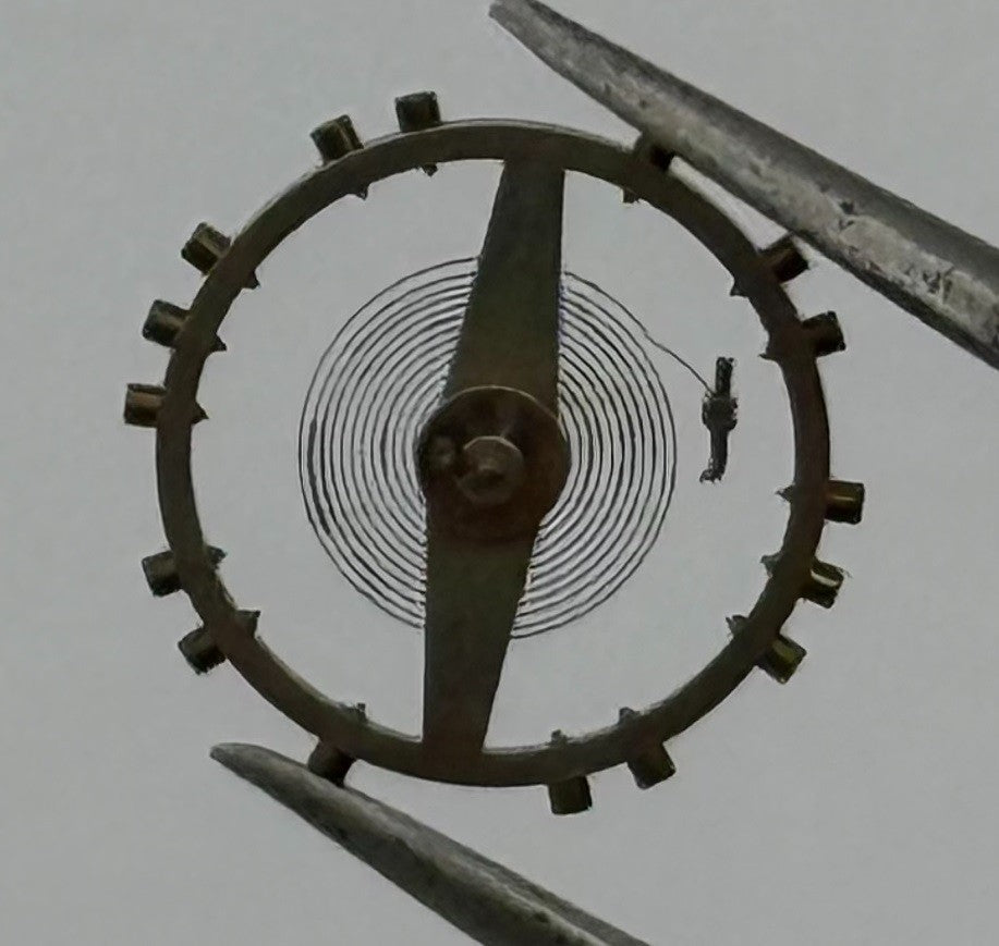 ETA 1080 Balance Wheel Complete And Spring Renata 157 M Watch Movement Parts NOS